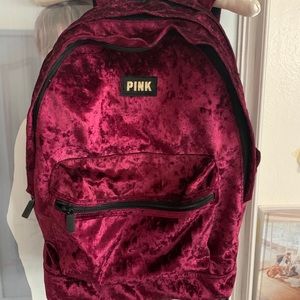 pink backpack